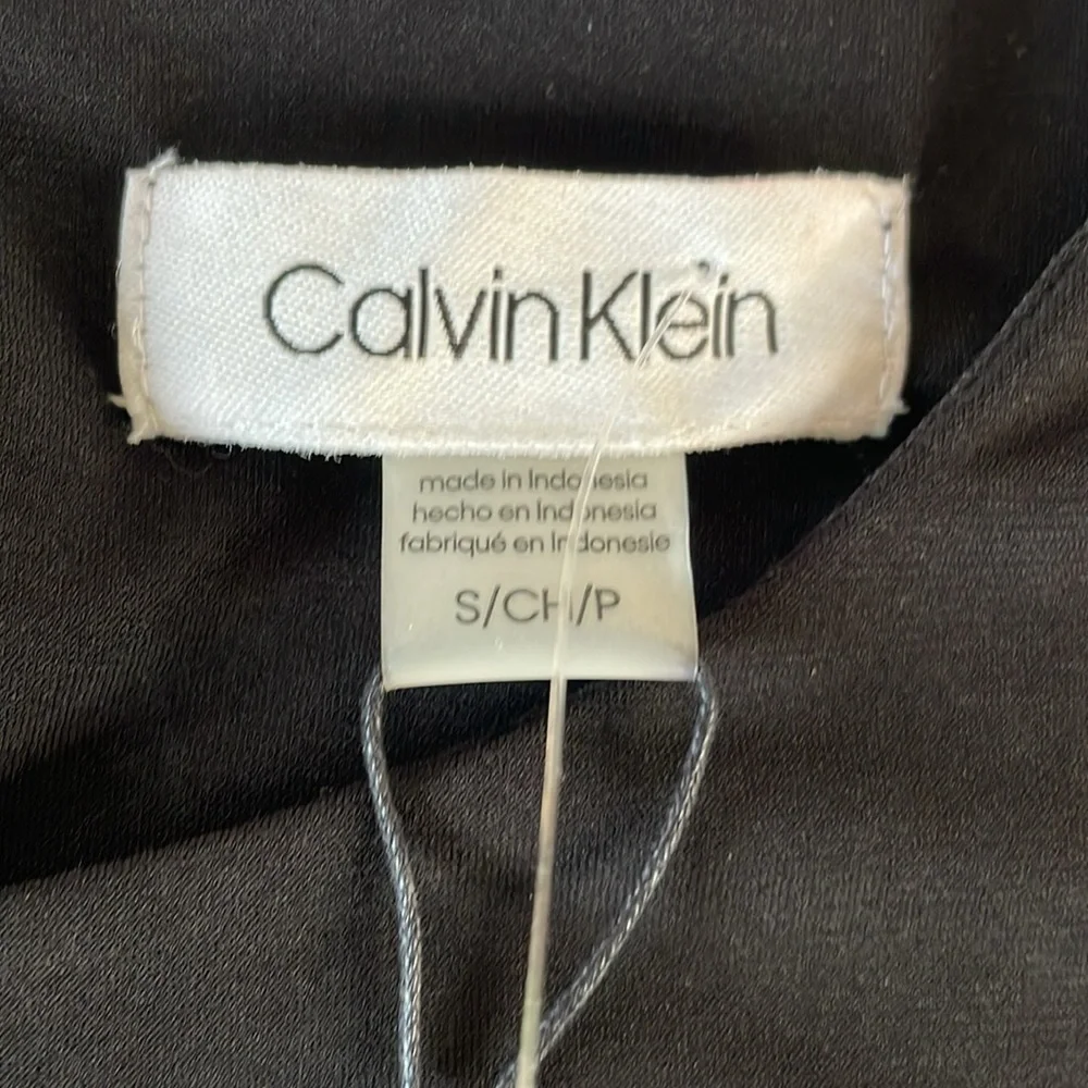 Calvin Klein tank top blouse size small black/white - Picture 6 of 7